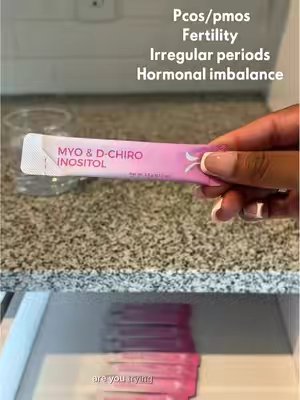 TikTok post by @shanicepaden for Gynable. Caption reads: Inositol for hormone balance @Gynable....