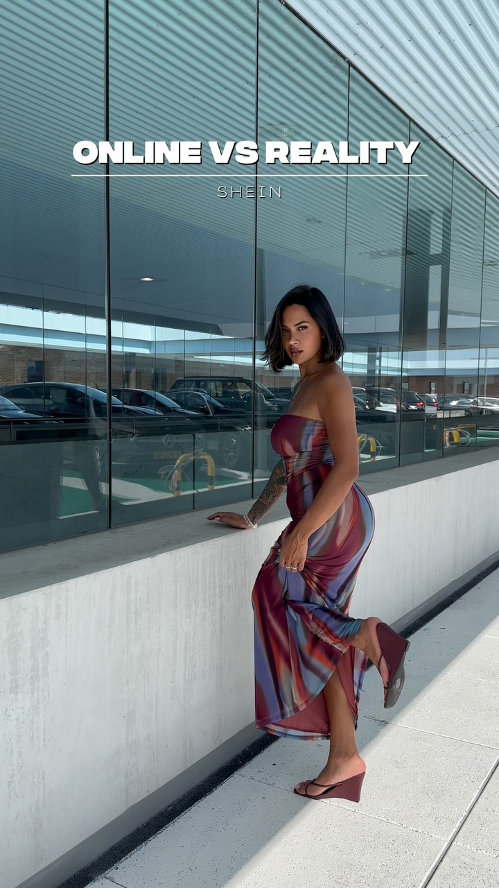 Instagram post by @aliciabonora for Cuccoo. Caption reads: [...] vs Reality, which one is better?🤭👠....