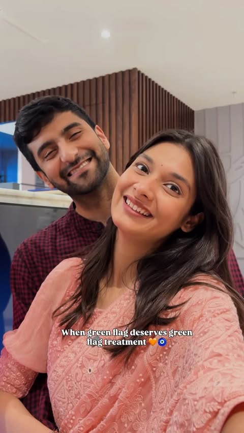 Instagram post by @poojakaranbafna for Closeup. Caption reads: [...] was everything❤️ Surprised him with....