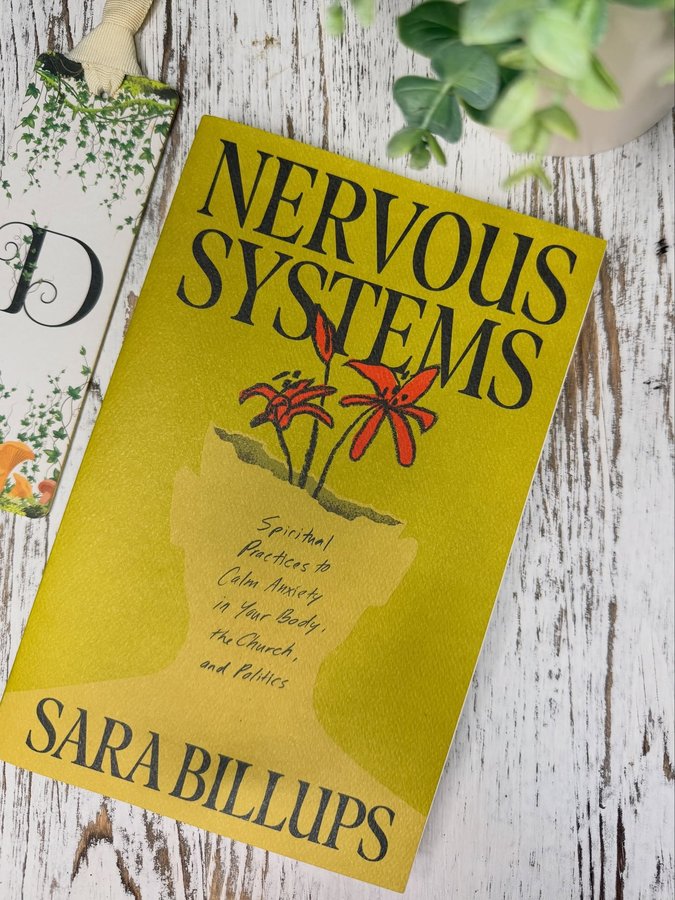 Instagram post by @dana.loves.books for TLC Book Tours. Caption reads: Nervous Systems
Spiritual Practices to Calm....