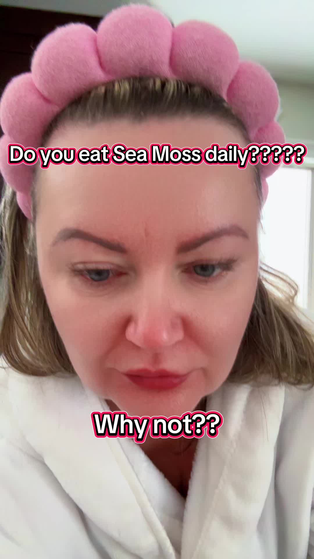 TikTok post by @gabrielav1981 for TrueSeaMoss. Caption reads: [...] sea mos everyday do you? @trueseamoss....