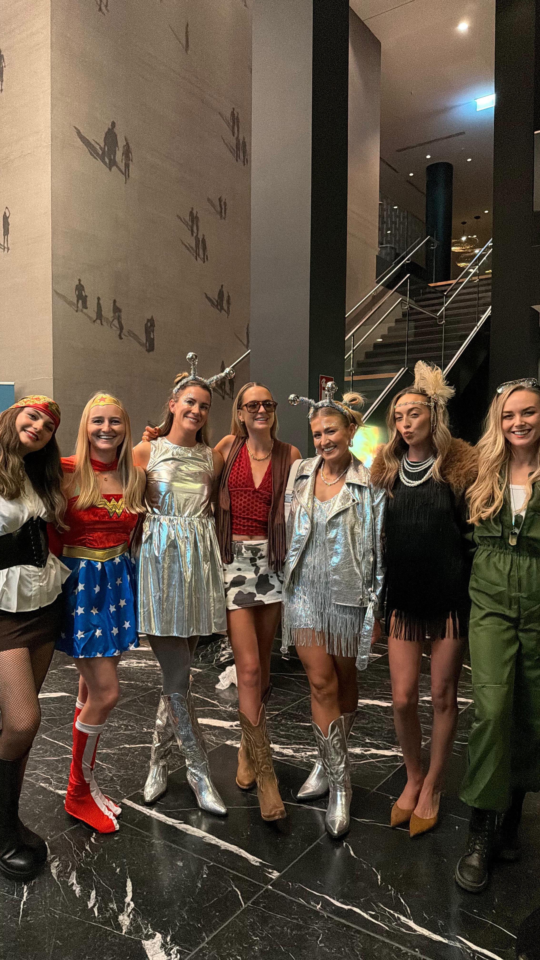 Instagram post by @georgieeswallow for Kapten Son. Caption reads: Oktoberfest 🥨🍻 what colour dirndl would you....