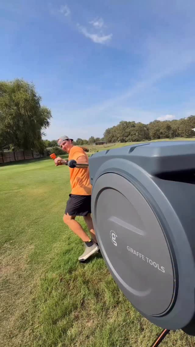 Instagram post by @thelawntools for Giraffe Tools. Caption reads: Shop @giraffetools and use code LAWN for 10% off.