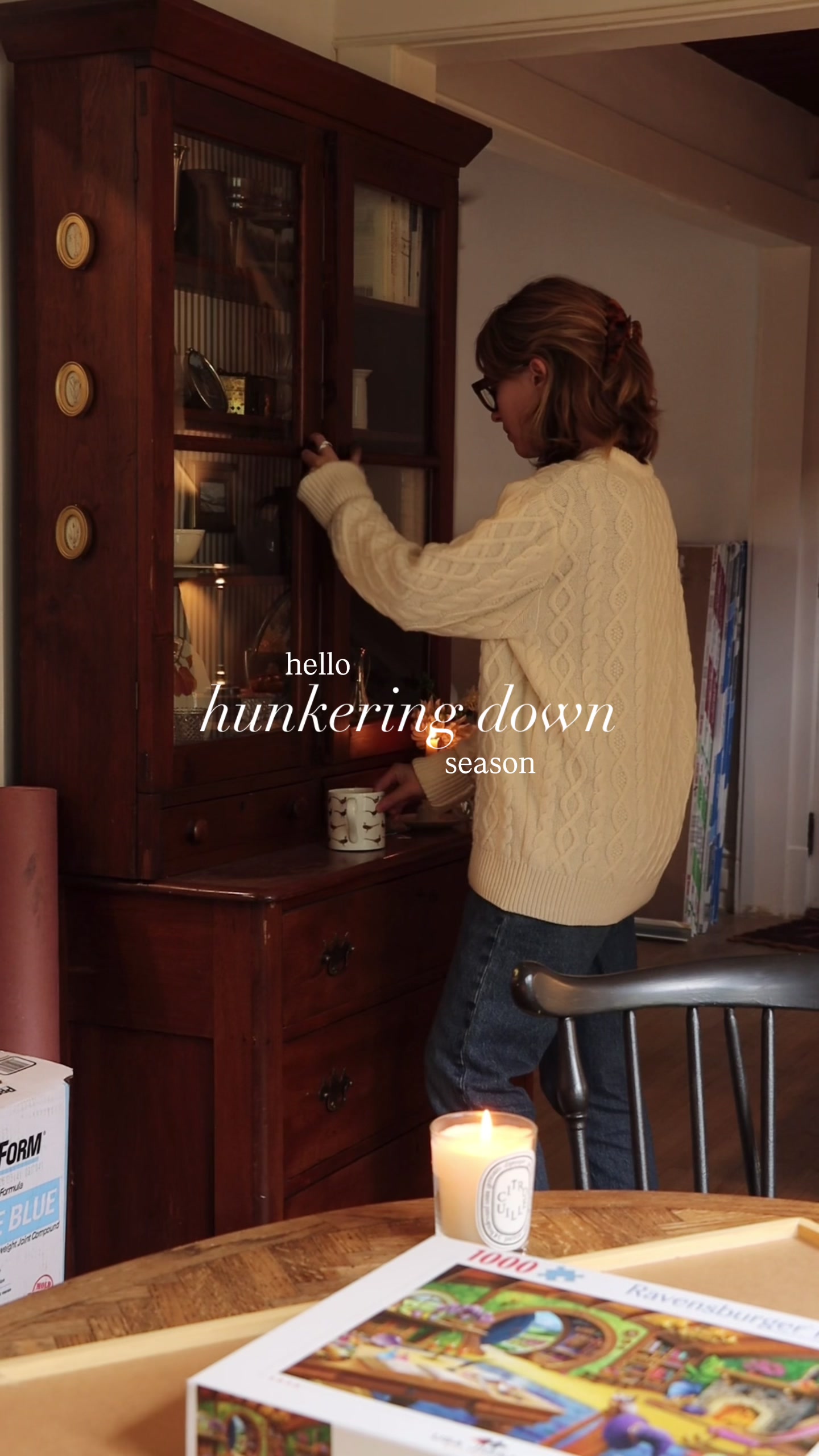 TikTok post by @_thesunalsoreads for Ravensburger. Caption reads: (AD) it's that time of year when nothing sounds....