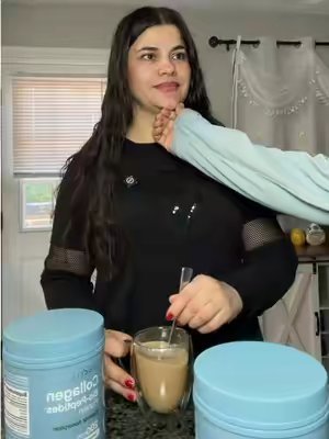 TikTok post by @joel15026 for NeoCell. Caption reads: NeoCell Collagen Peptides Powder 20oz - Grassfed....