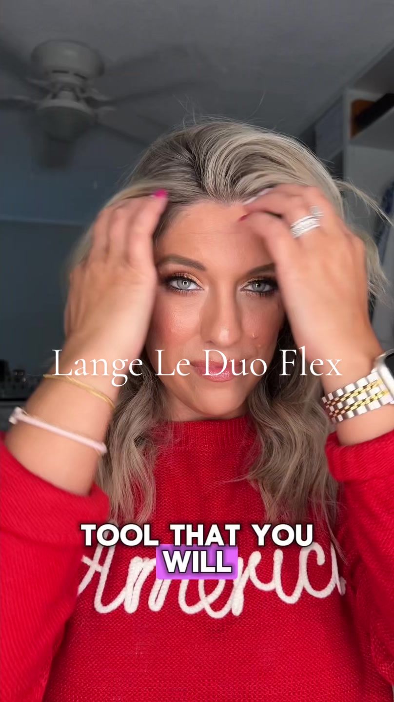 TikTok post by @sydneydanielle33 for L’ange Hair. Caption reads: [...] functioning hair tool yet! @langehair you....