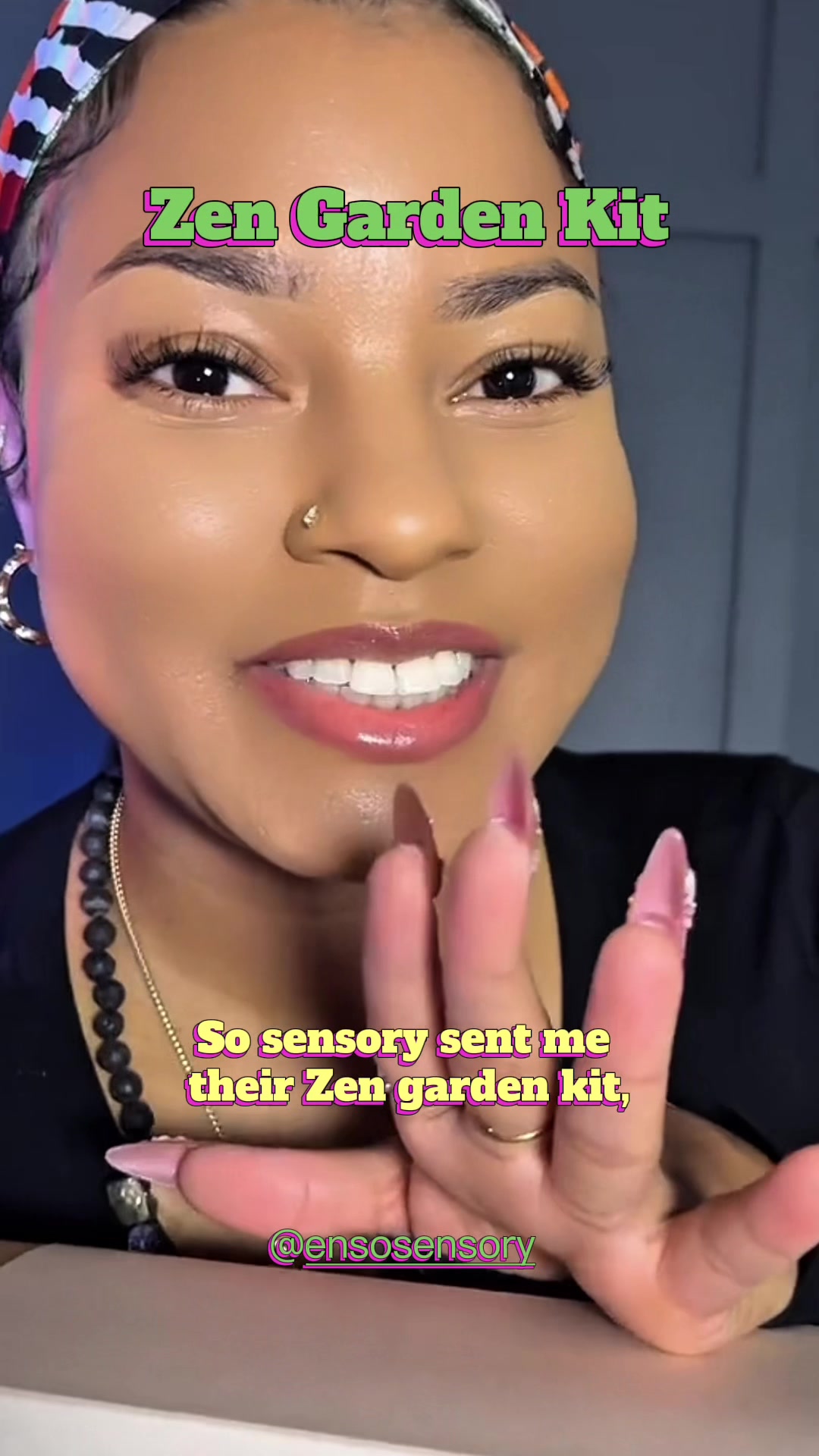 TikTok post by @seeroftheages for Enso Sensory. Caption reads: [...] Garden Kit 🥰 A MUST HAVE! Thank you @enso....