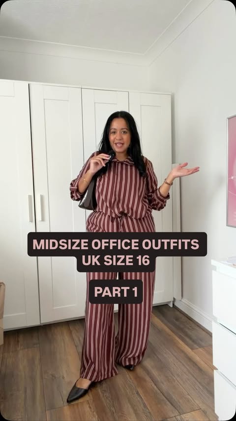 Instagram post by @imsianwestley for New Look. Caption reads: [...] office work outfits for curvy girls 😍....
