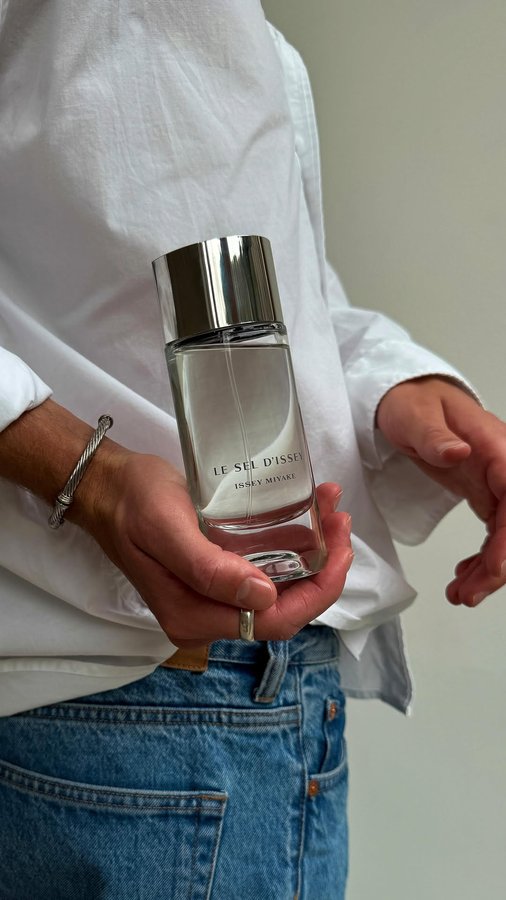 Instagram post by @creedmckinnon for Issey Miyake Parfums. Caption reads: A fragrance is part of my everyday wear that’s....