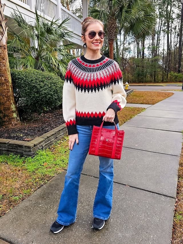 Instagram post by @agirlinshades2 for Eric Javits. Caption reads: Yesterday’s casual look 🤍 Nothing fancy — just a....