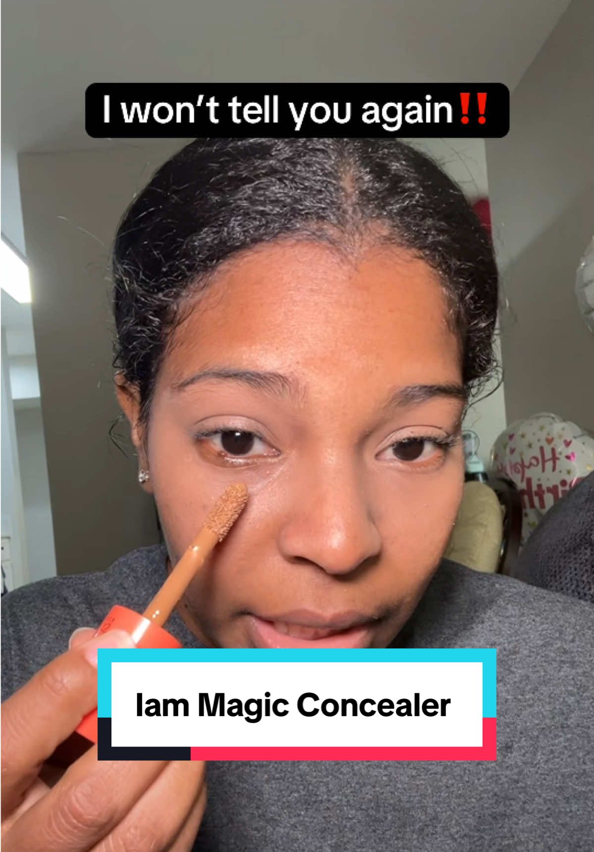 TikTok post by @iamkerrybofficial2.0 for Juvia’s Place. Caption reads: #concealer #juviasplace @Juvia’s Place #makeup....
