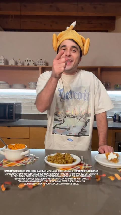 Instagram post by @toekneecorrado for BetMGM. Caption reads: Join me on @betmgm to take part in my 3 Turkey Leg....