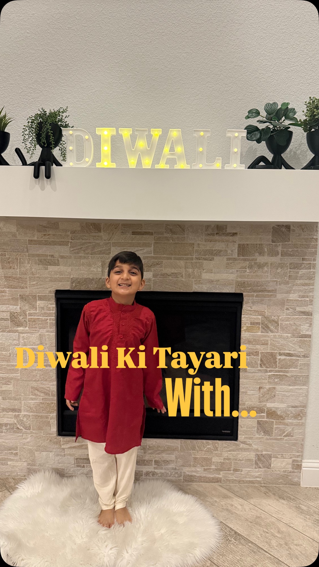 Instagram post by @vivacious_wish for Shan Foods. Caption reads: Diwali prep in full swing and you know what that....