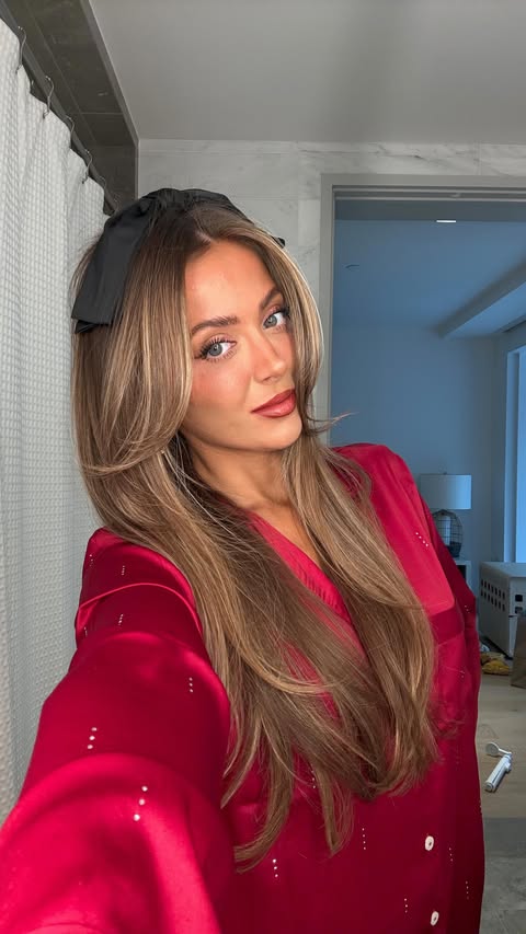 Instagram post by @abbybaffoe for Wella Professionals. Caption reads: I’m actually going to be wearing my hair like this....