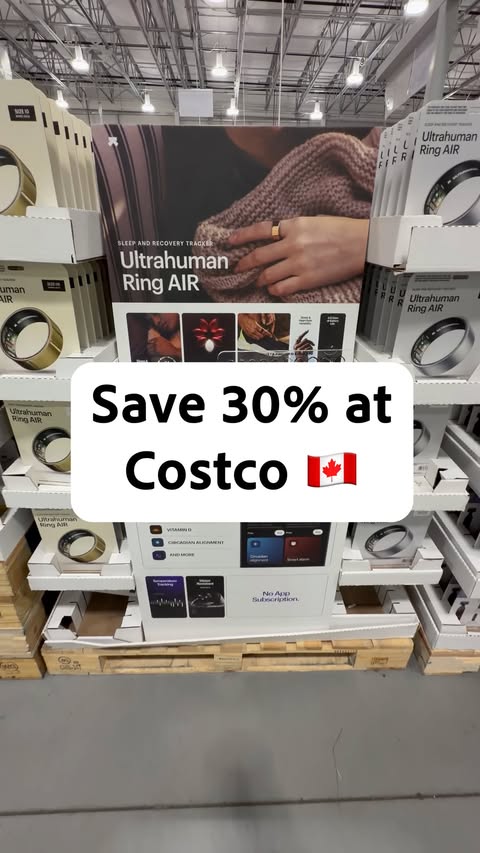Instagram post by @costcoandy for Ultrahuman. Caption reads: [...] Until August 13, save 30% on the Ultrahuman....