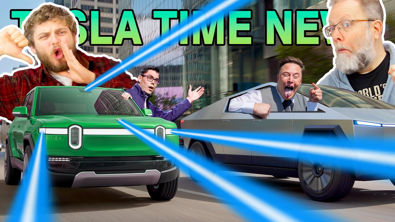 YouTube post by @NowYouKnowChannel for 3Wliners. Caption reads: Rivian Enters Race for Autonomy | Tesla Time News....