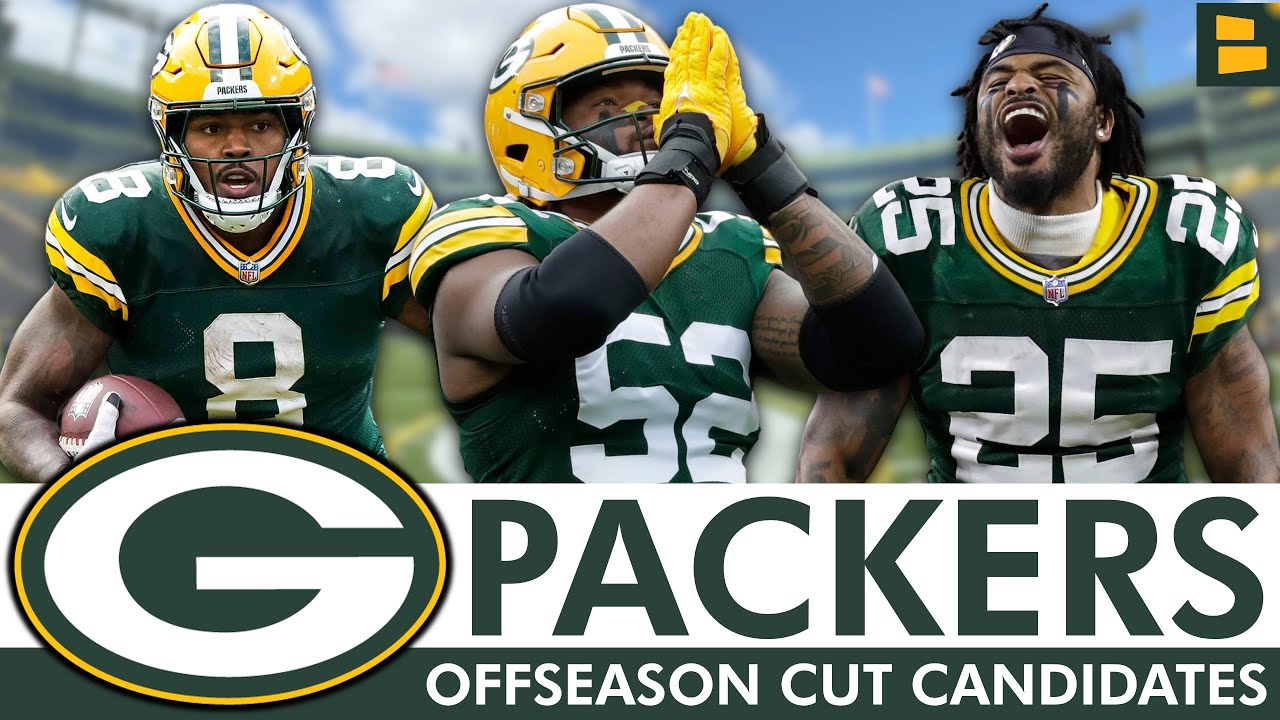 YouTube post by @PackersTV for Underdog Fantasy. Caption reads: Green Bay Packers Cut Candidates Ft. Rashan Gary,....
