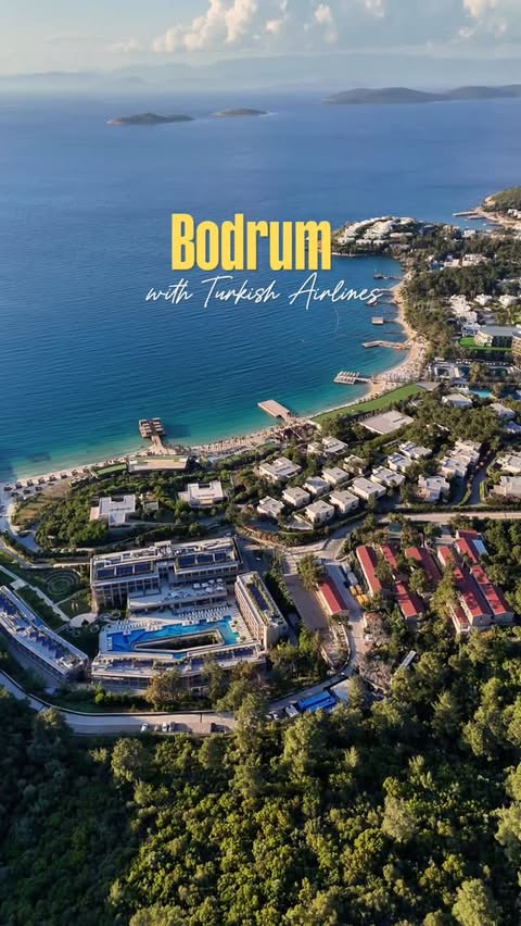 Instagram post by @tasteandtravel_pl for Go Türkiye. Caption reads: Discovering beautiful, sunny☀️ Bodrum with....