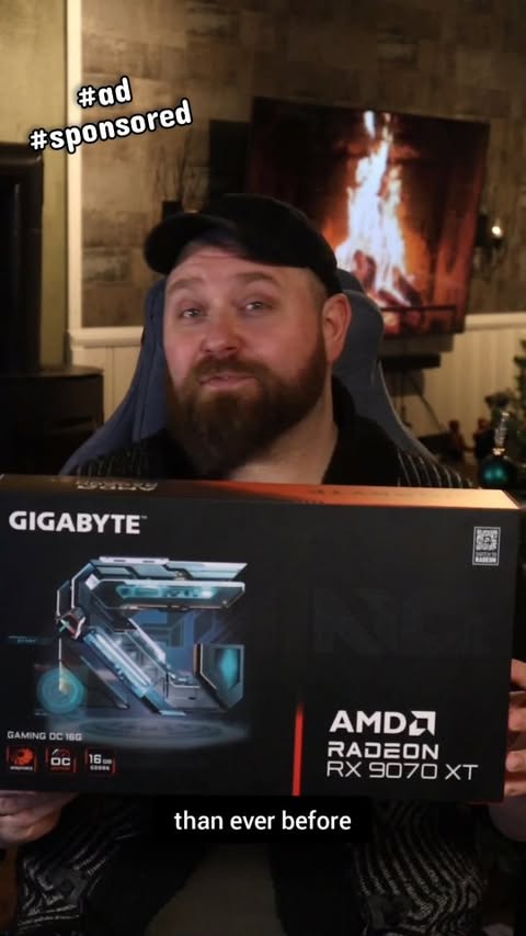 Instagram post by @eeriefairies_ for AMD. Caption reads: #AD
We got to test out AMD + GIGABYTE's Radeon RX....