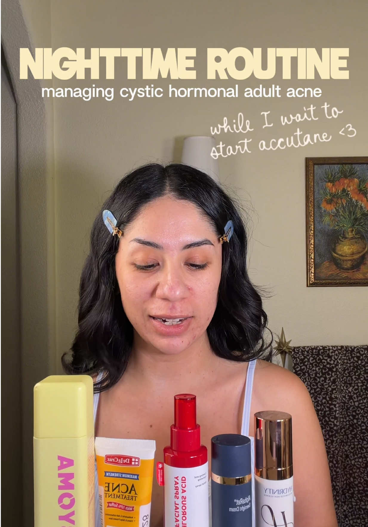 TikTok post by @highvibemari for Cocokind. Caption reads: [...] science alpharet overnight cream @cocokind....