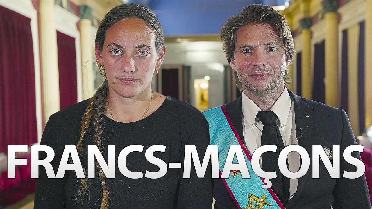 YouTube post by @lesartisansdedemain for Fnac. Caption reads: I infiltrated the Freemasons in Paris.