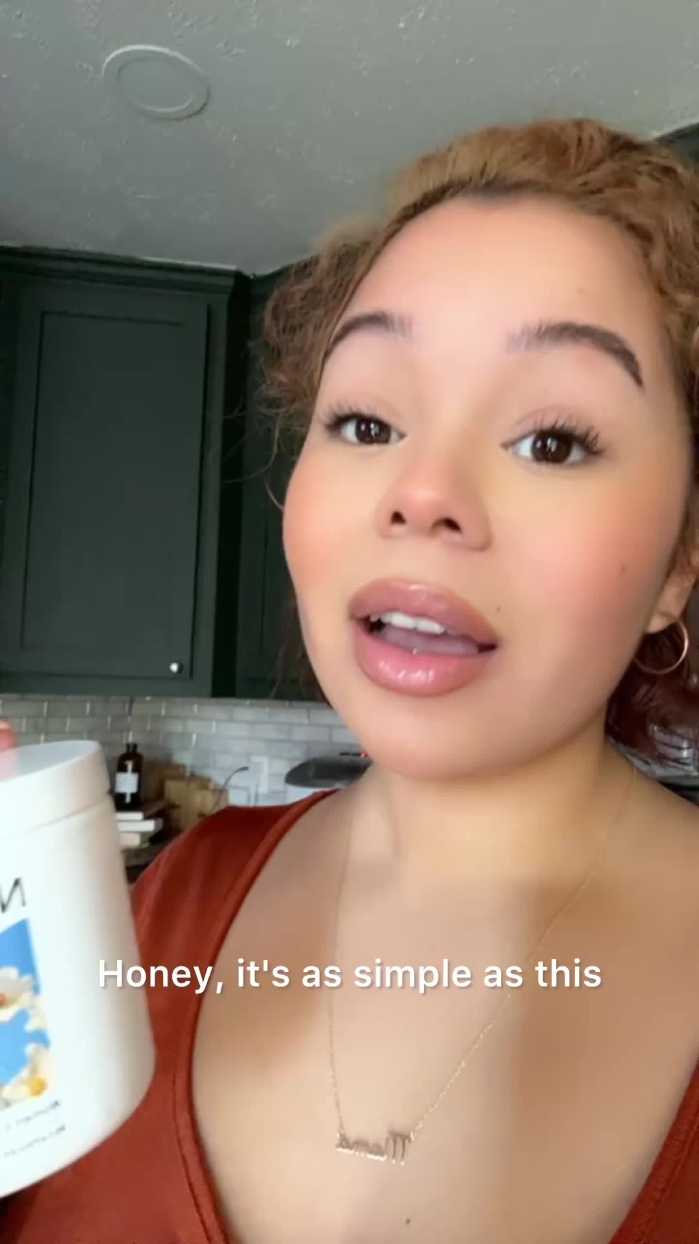 TikTok post by @asherevergreen for Needed. Caption reads: [...] I’m intentional about what I take and....