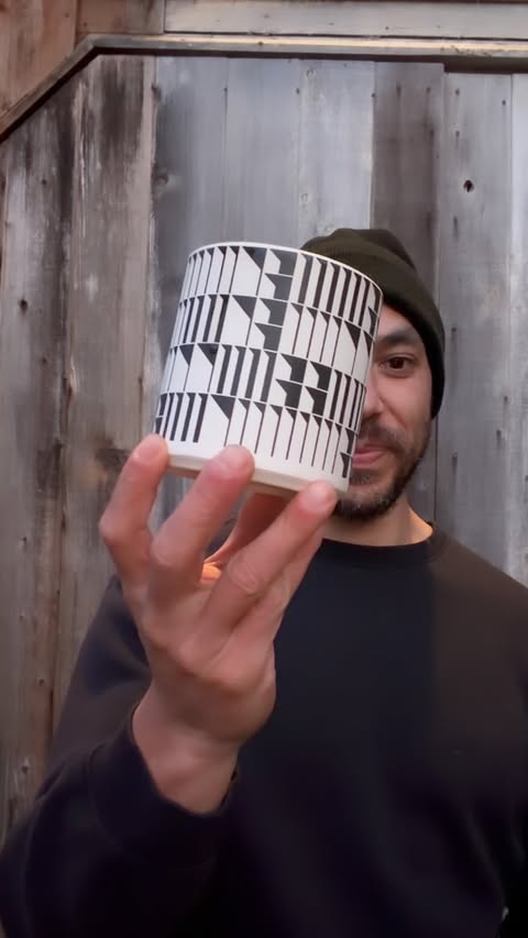 Instagram post by @turn.studio for Xtool. Caption reads: [...] illusion onto a ceramic mug with the....