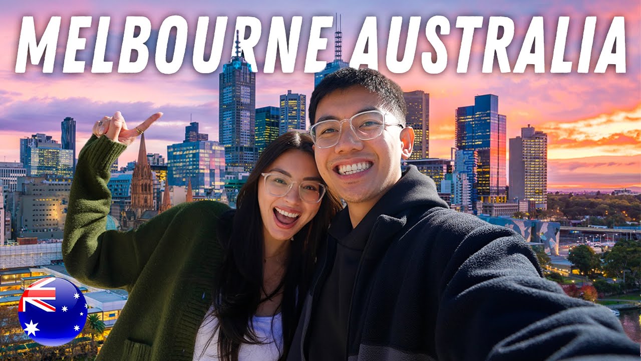 YouTube post by @JanandAnn for Envato. Caption reads: First Time in MELBOURNE, AUSTRALIA 🇦🇺 (& Great....