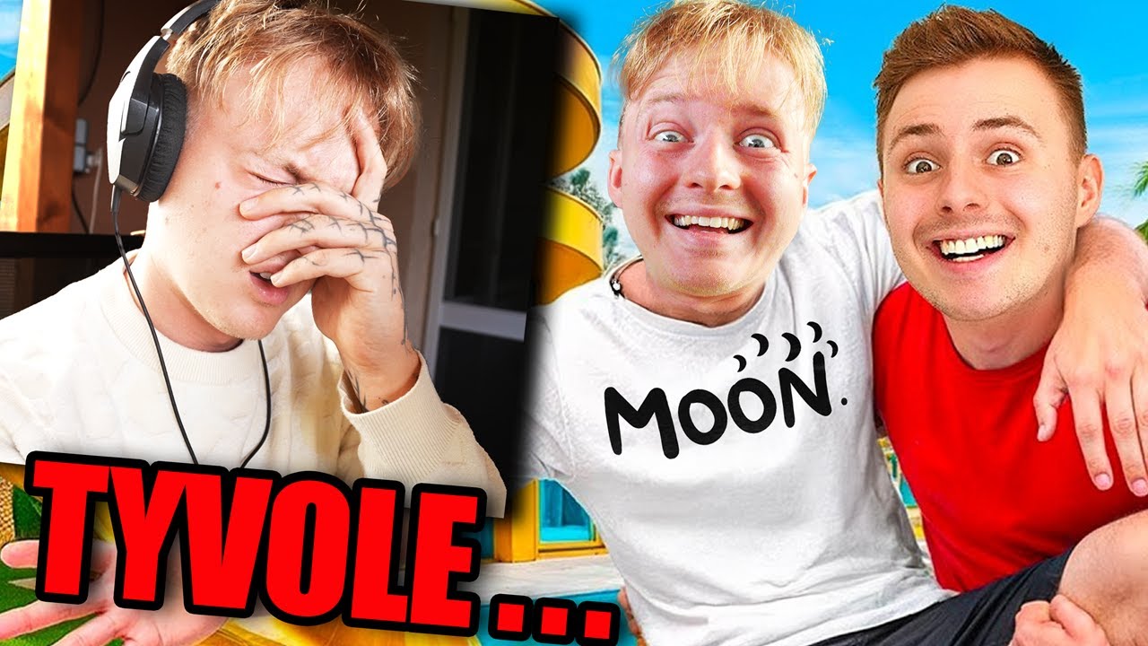 YouTube post by @StudioMoonTV for Herohero. Caption reads: Hral som vo FIZIHO VIDEU - Reakcia.