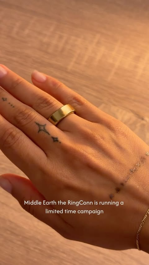 Instagram post by @nathalysanguino for RingConn. Caption reads: [...] to make the ordinary extraordinary 💍....