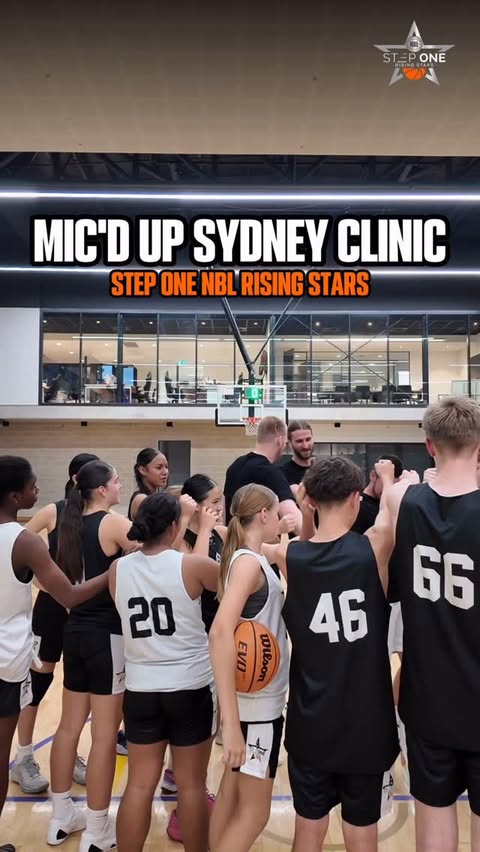 Instagram post by @harryfroling for Step One. Caption reads: From NBL courts to backing the next generation of....