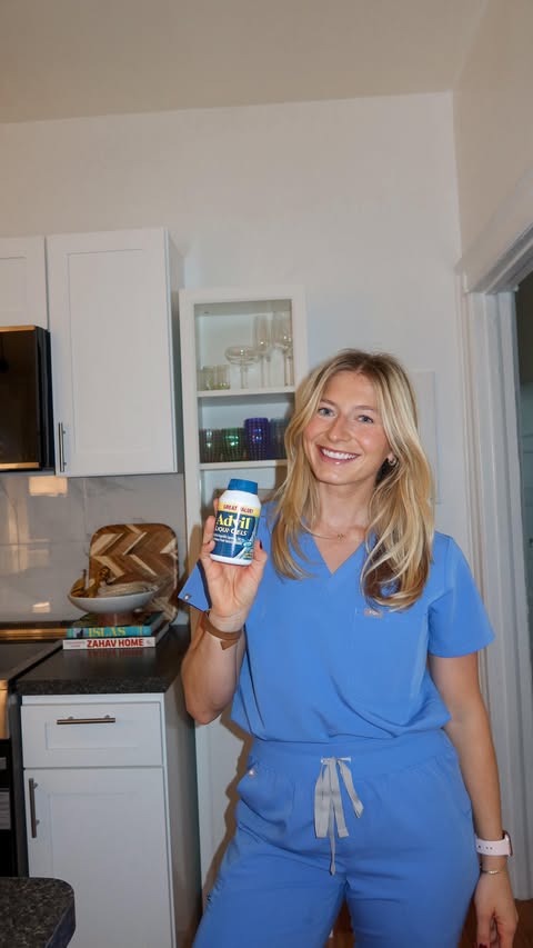 Instagram post by @cassumfest for Advil. Caption reads: [...] quits. That’s why I’m grateful for....