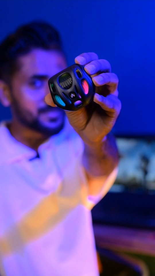 Instagram post by @dineoutwithshehroz for Audionic. Caption reads: [...] anymore! Introducing BattleBuds Pro by....