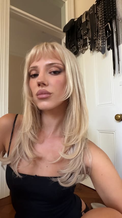 Instagram post by @daniellemarcan for Haus Labs by Lady Gaga. Caption reads: “it’s only for the lips” are you sure?????....