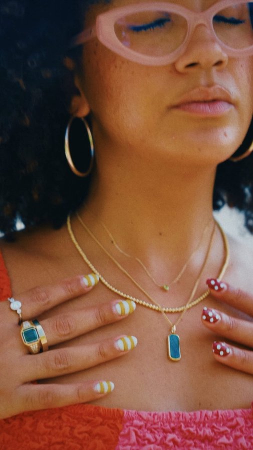 Instagram post by @alannanicolex for Zales. Caption reads: [...] occasion is with jewelry and this season....