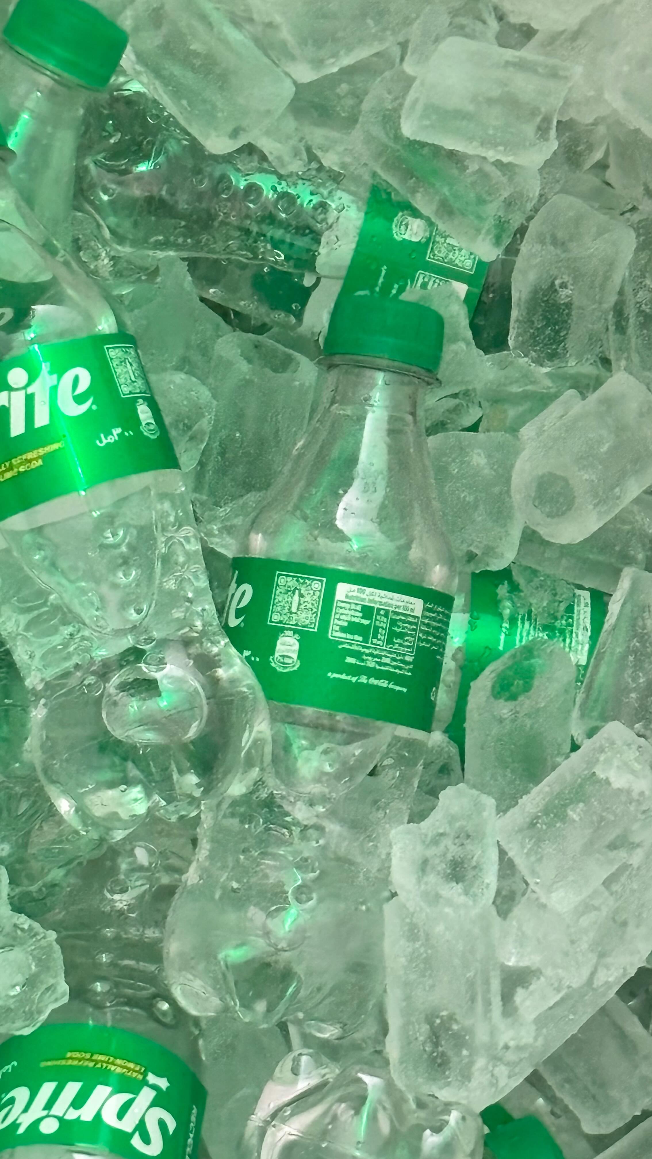 Instagram post by @fares.ossamah1 for Sprite. Caption reads: Spicy food + Sprite sip= spricy feeling🌶️💚 #ad....