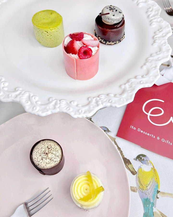 Instagram post by @jane_wu for Toronto Life. Caption reads: The ito Cake Flight from @itodesserts has turned....