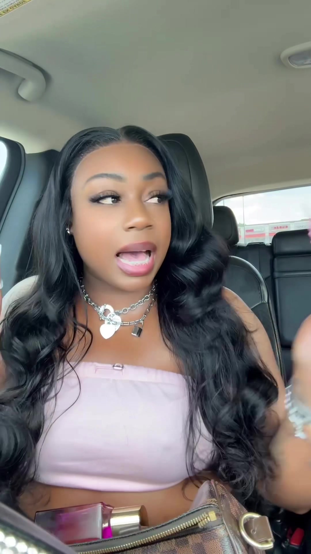 TikTok post by @tiffanynicoleeeeee for Subella Hair. Caption reads: Baby I love me a PRE CURLED WIG @Subella Hair....