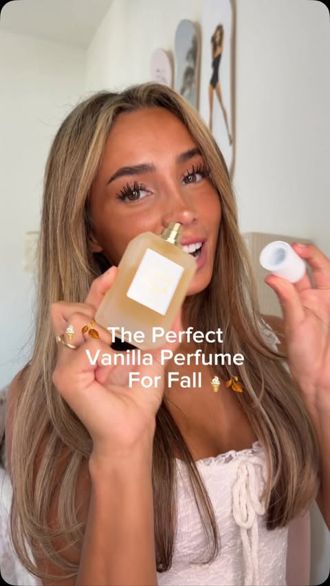 Instagram post by @estellelebourgeois_ for ELLIS BROOKLYN. Caption reads: perfect scent for fall 🧂🌸🍦🪵 @ellisbrooklyn....