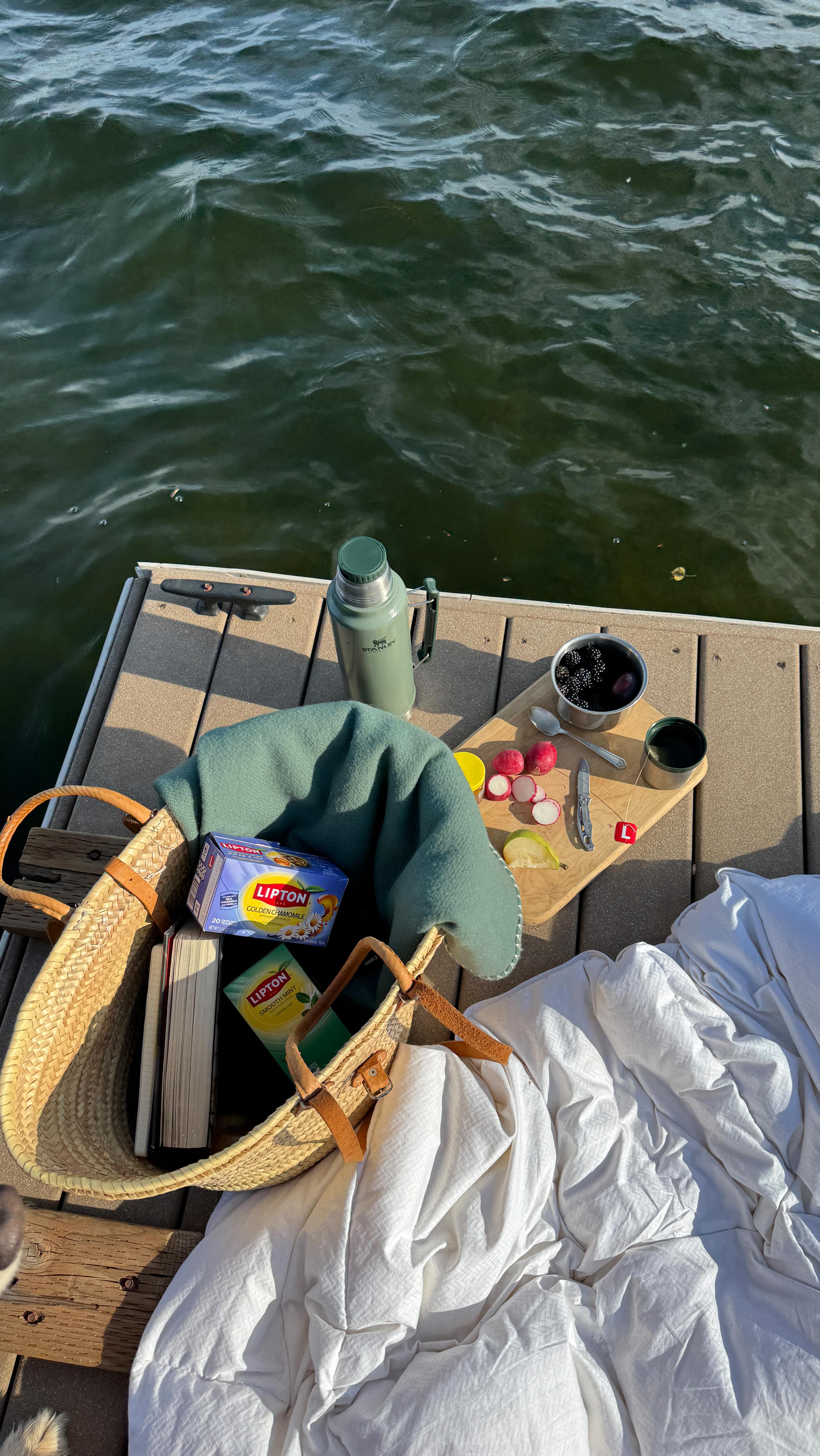 Instagram post by @kyleecampbell for Lipton. Caption reads: The air feels different here. Golden light....