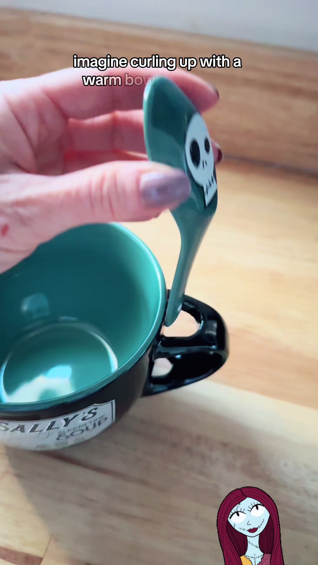 TikTok post by @thewitchcoven for Toynk. Caption reads: [...] #thenightmarebeforechristmas #ceramic @Toynk....