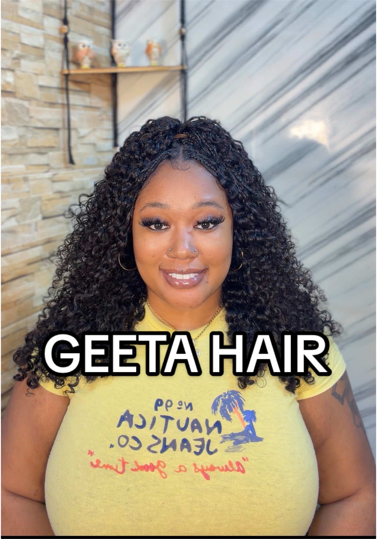 TikTok post by @youngindian9 for Geeta Hair. Caption reads: [...] installs you’ll keep coming back to.....