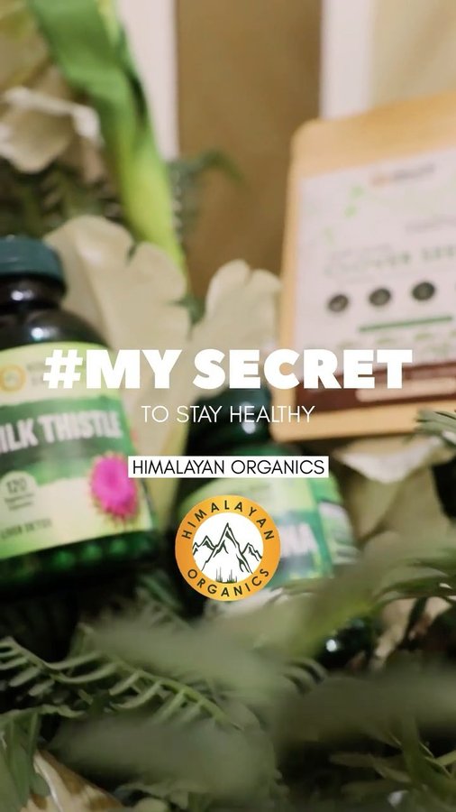 Instagram post by @yash.singh.sisodia for Himalayan Organics. Caption reads: Where health is priority !!!
Go Organic with....