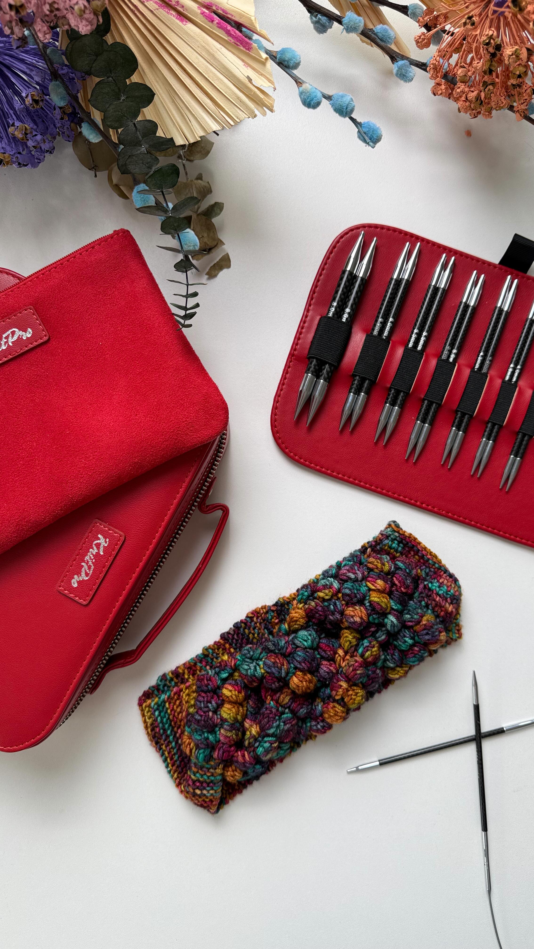 Instagram post by @cickadesign for KnitPro. Caption reads: 🖤 Some knitting time with @knitproeu 🖤

Let’s....