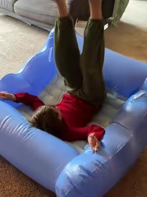 TikTok post by @hannahhelps3 for JoyCat. Caption reads: [...] for neuro spicy or high energy kiddos!....