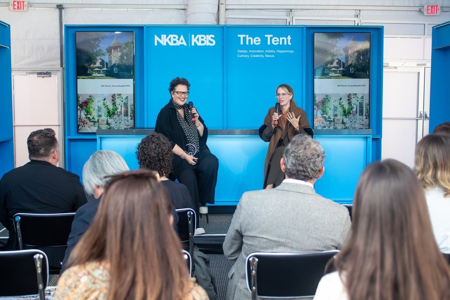 Instagram post by @celerie for Interior Design. Caption reads: [...] Today the Editor in Chief of....