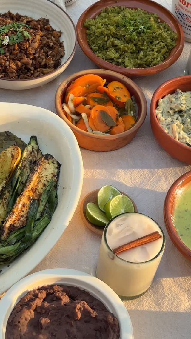 Instagram post by @alexafuelednaturally for Califia Farms. Caption reads: The limited edition Horchata from @califiafarms is....