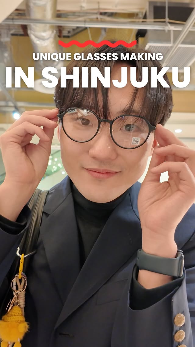 Instagram post by @japan_local_tours for Jins. Caption reads: [...] around $50? I visited the newly opened JINS....