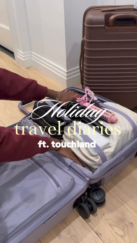 Instagram post by @charitylawson for Touchland. Caption reads: @touchland has become my go-to for staying....