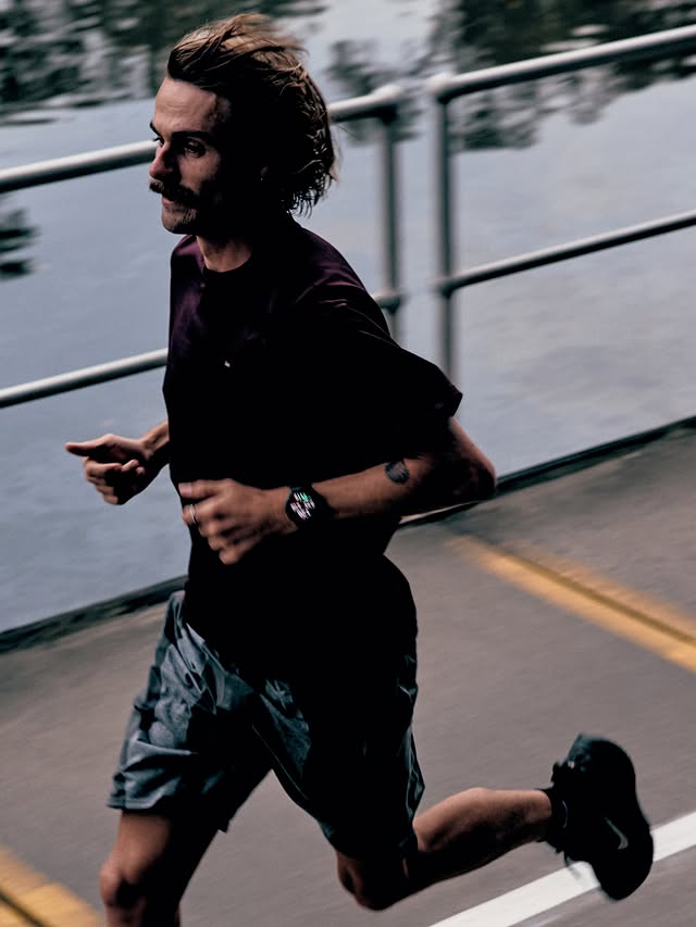 Instagram post by @teunjoseph for Garmin. Caption reads: [...] I’m excited to be partnering with @garminau....